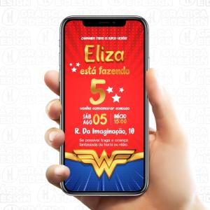 Convite Virtual - Imagem  Personalizado    Essa é uma arte digital, nenhum item físico será impresso.